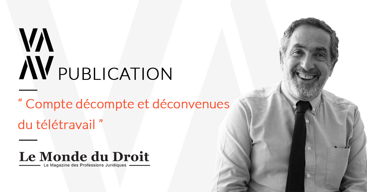 Compte décompte et déconvenues du télétravail