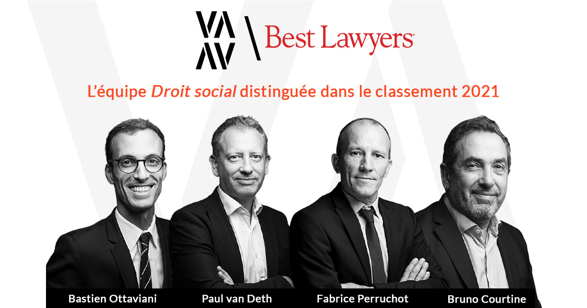 Vaughan Avocats distingué dans le Classement  BEST LAWYERS 2022, catégorie  " Labor and Employment Law " 