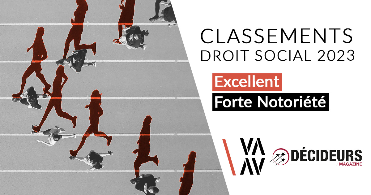 Vaughan avocats est à nouveau présent dans différents Classements des Décideurs Leaders League en Droit Social en 2023.
