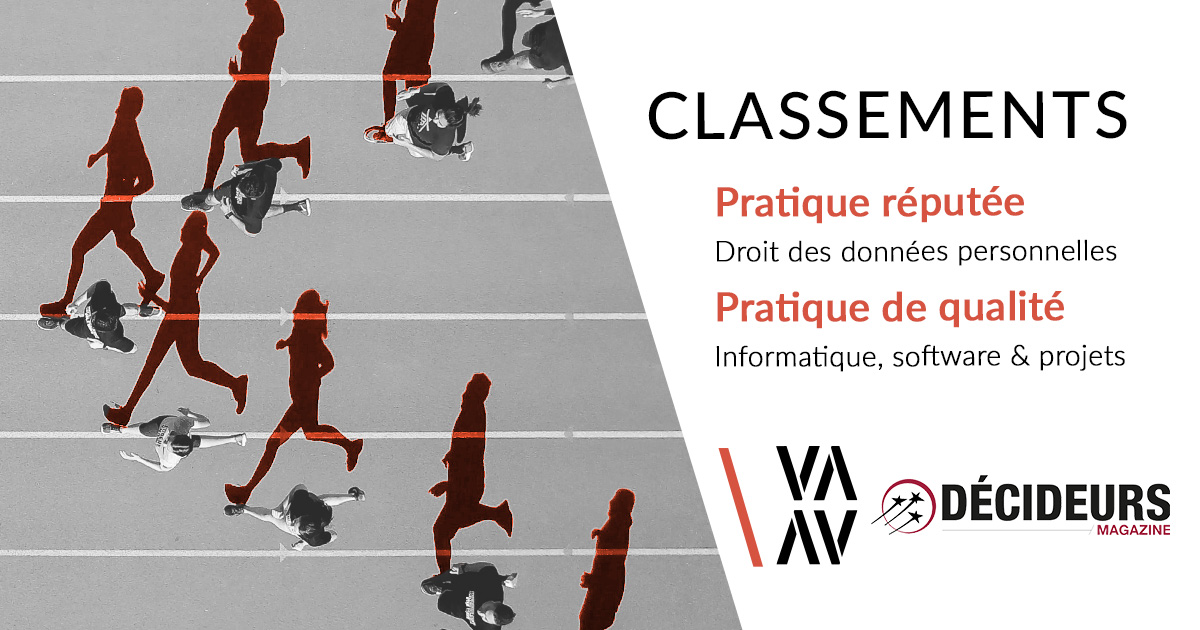 Classement DECIDEURS des cabinets d'avocats Innovation, Technologies & Telecoms 2023