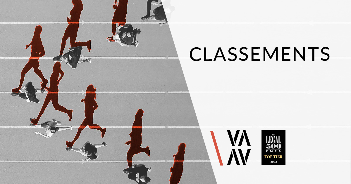 Vaughan Avocats recommandé dans The Legal 500 EMEA 2022 édition catégorie France Employment 
