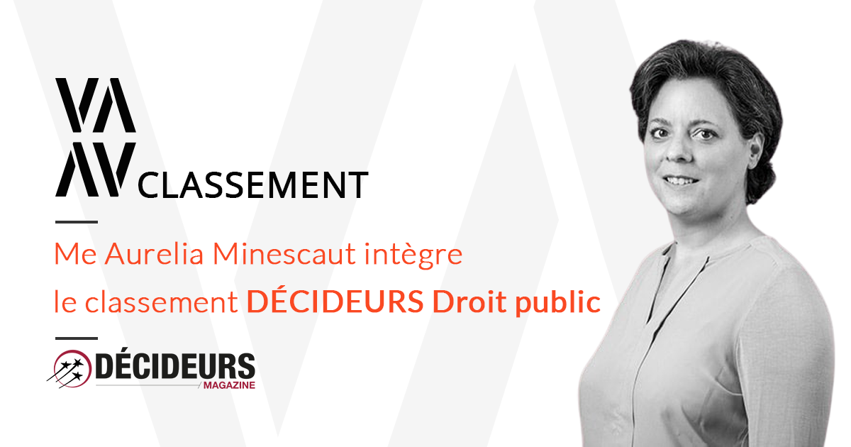 Classement DECIDEURS des cabinets d'avocats Droit public des affaires-2020