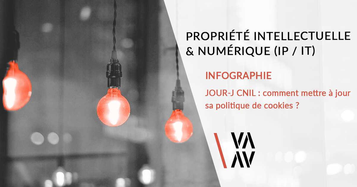 INFOGRAPHIE : Comment mettre à jour sa politique de cookies pour conformité avec les nouvelles règles de la CNIL