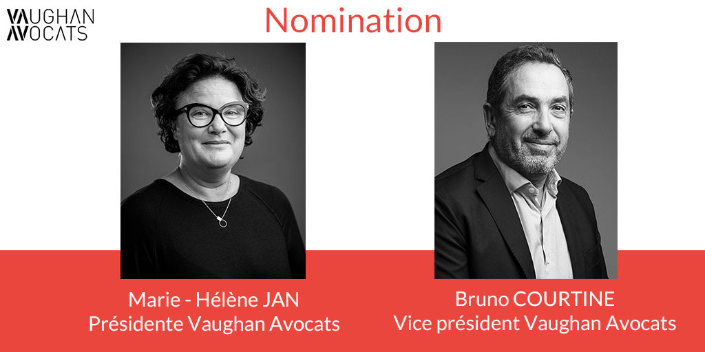 Marie-Hélène Jan nommée Présidente de Vaughan Avocats